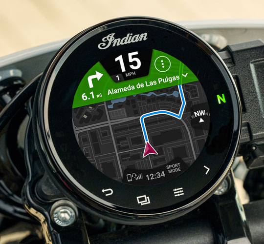 ÉCRAN TACTILE 4″ AVEC SYSTÈME RIDE COMMAND